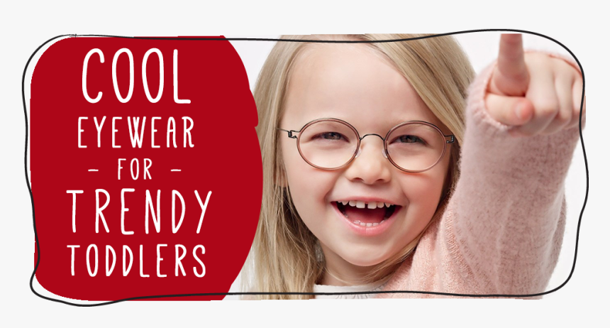 Little Girl With Smart Eye Glasses - Kinderbril Lindberg, HD Png Download