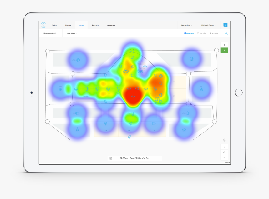 Workplace Heat Map, HD Png Download