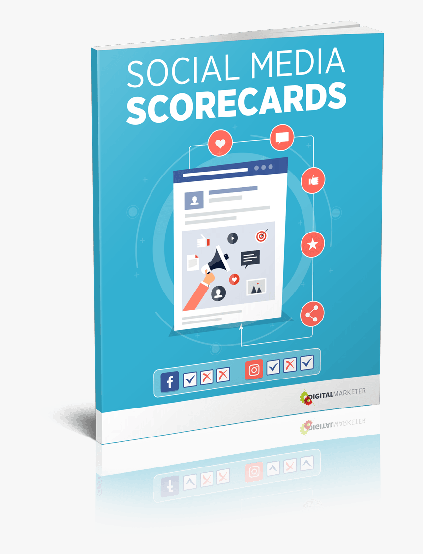 Social Media Scorecards - Graphic Design, HD Png Download