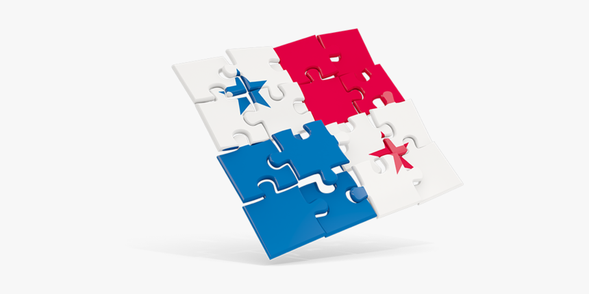 Square Puzzle Flag - Graphic Design, HD Png Download