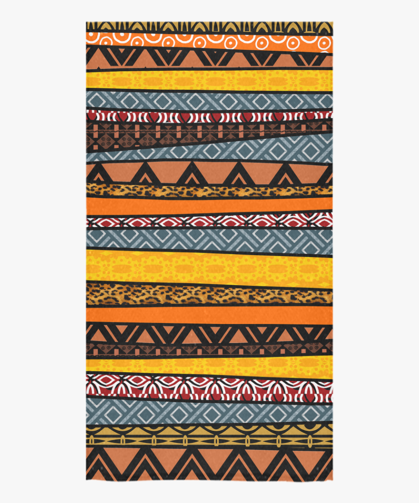 African Pattern Mix Bath Towel 30 X56 - Pattern, HD Png Download