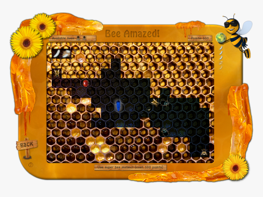 Bee Aware , Png Download - Honeycomb, Transparent Png