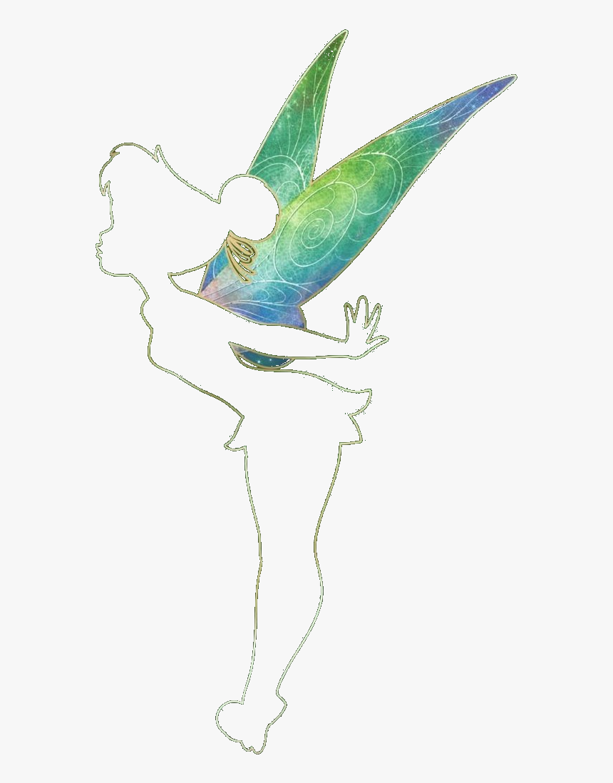 Tinkerbell Silueta Png, Transparent Png