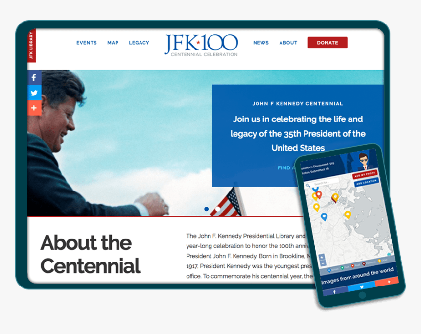 Kennedy Centennial - Online Advertising, HD Png Download