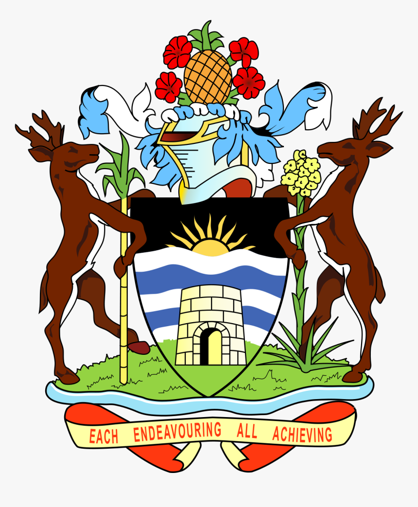 1200px Coat Of Arms Of Antigua And Barbuda Antigua And Barbuda National Symbols Hd Png Download Transparent Png Image Pngitem