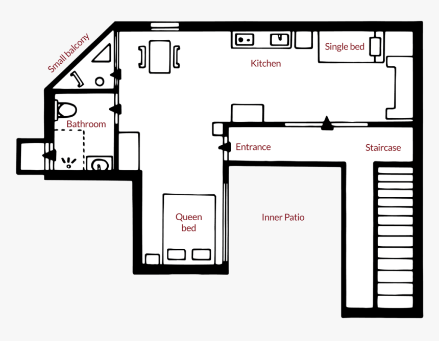 Cosy Nepal Dhakhwa Top Floor Plan - Floor Plan, HD Png Download