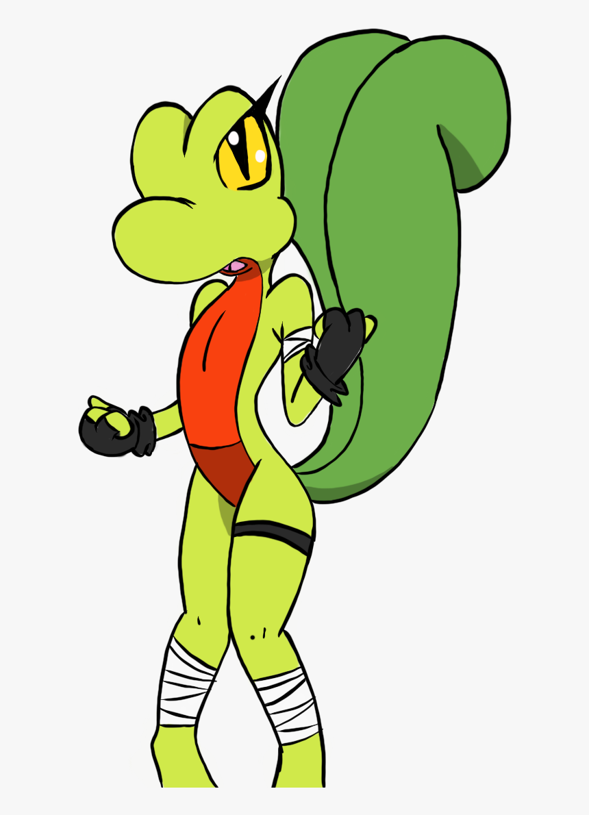 Tulip The Treecko - Cartoon, HD Png Download