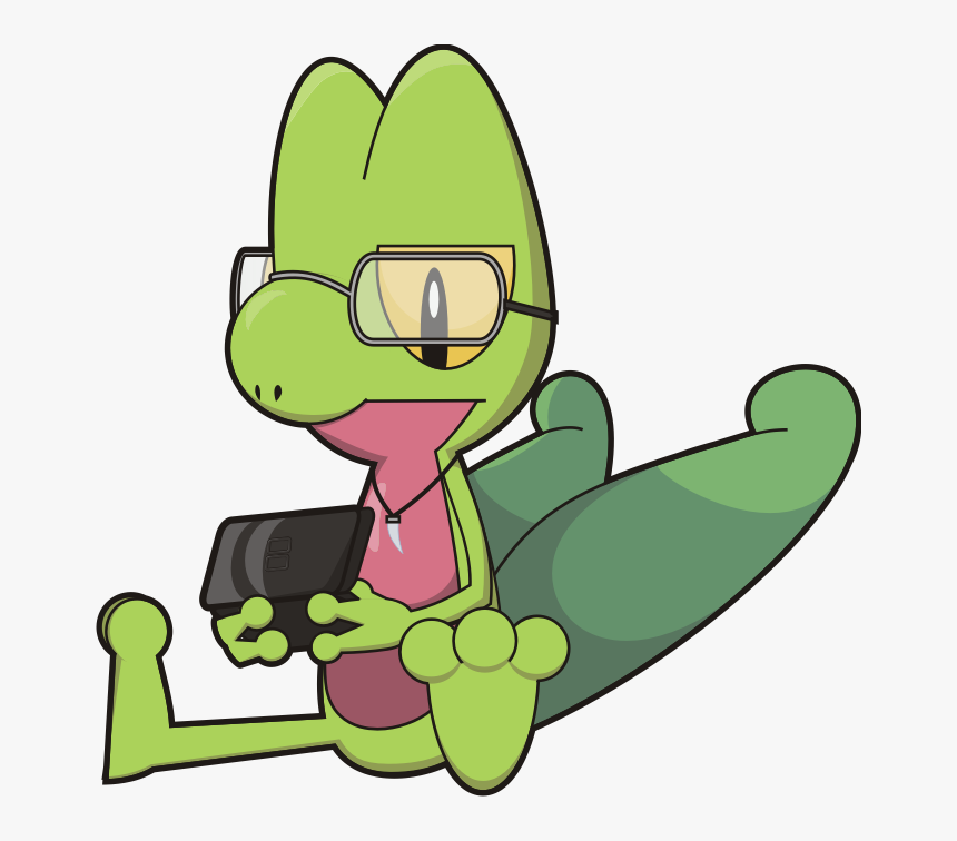Treecko Playing A Ds, HD Png Download