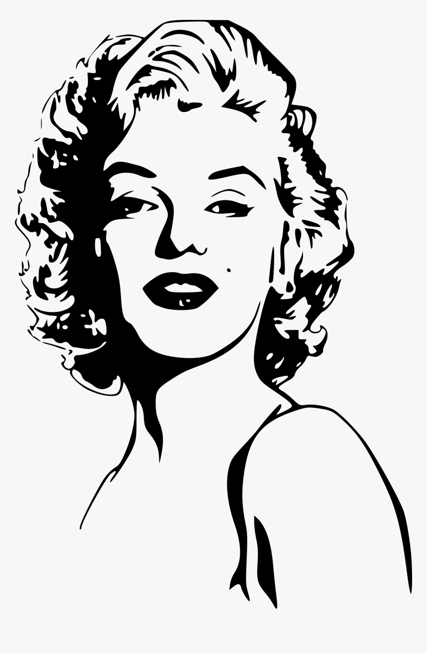 Clip Art Clipart Big Image Png - Marilyn Monroe Vector Png, Transparent Png
