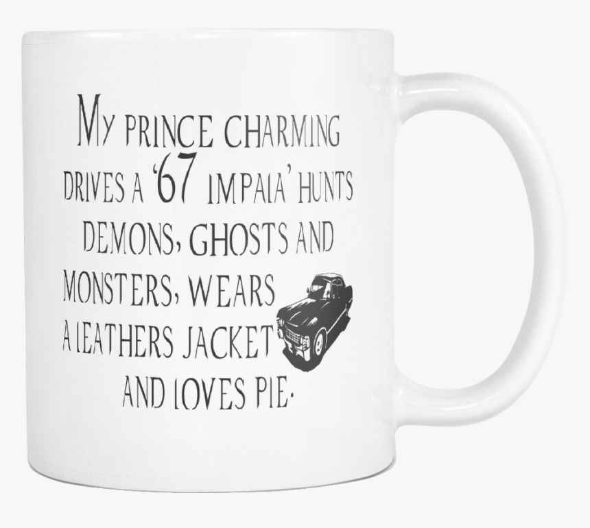 Supernatural Mug, Supernatural Gift, Impala, Dean Winchester, - Coffee Cup, HD Png Download