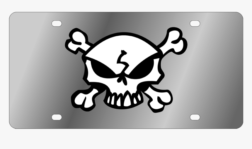 Skull & Crossbones - Skull, HD Png Download