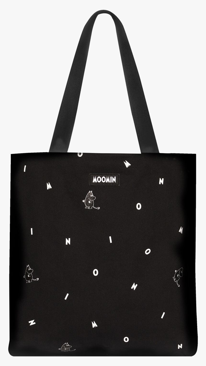 Moomin Drawstring Bag Black Shadows Moomin Shopper - Shoulder Bag, HD Png Download