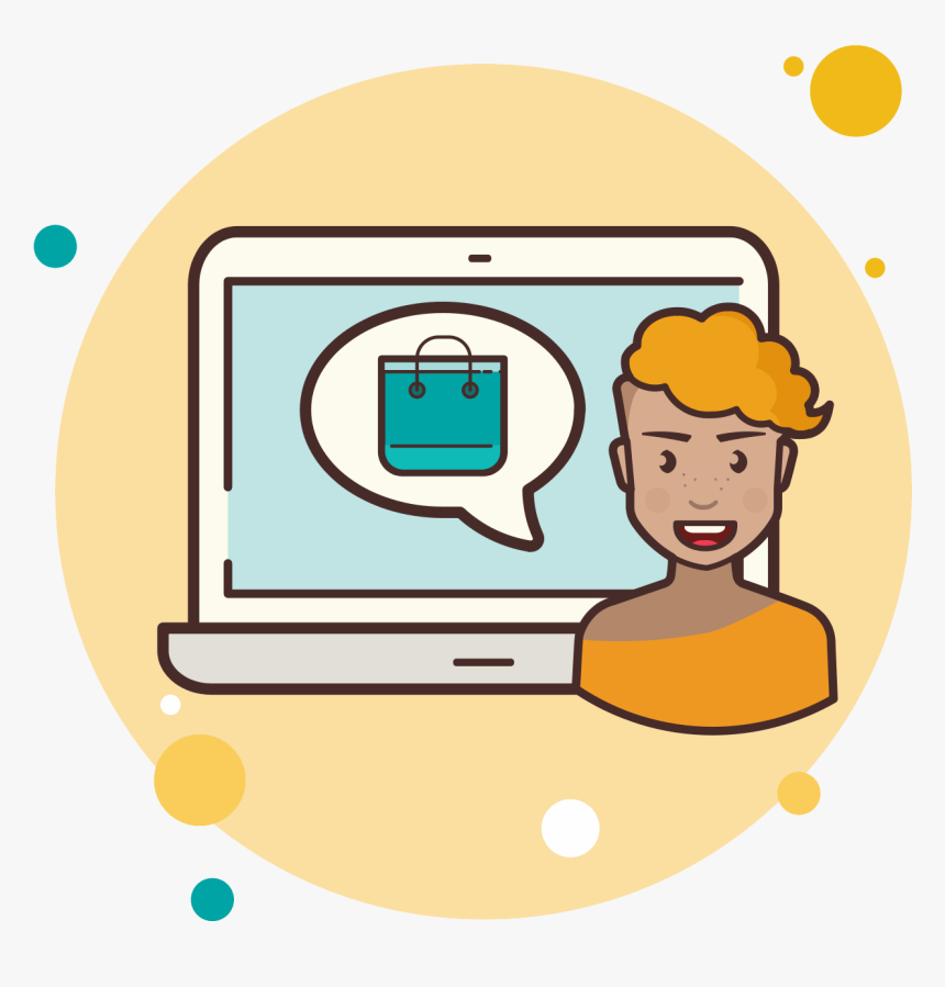 Laptop Shopping Bag Icon - Portable Network Graphics, HD Png Download