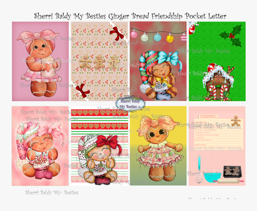 Ginger Bread Besties - Cartoon, HD Png Download