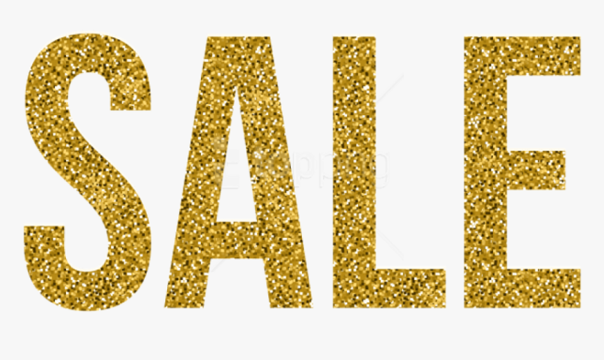 Sale Gold Text Png, Transparent Png