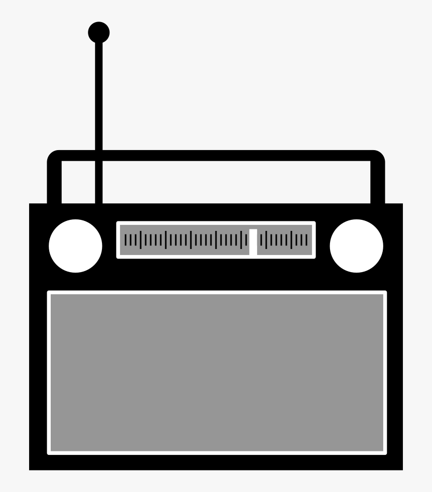 Vintage Radio Png -simple Radio Png Clip Arts For Web - Radio Clipart Png, Transparent Png