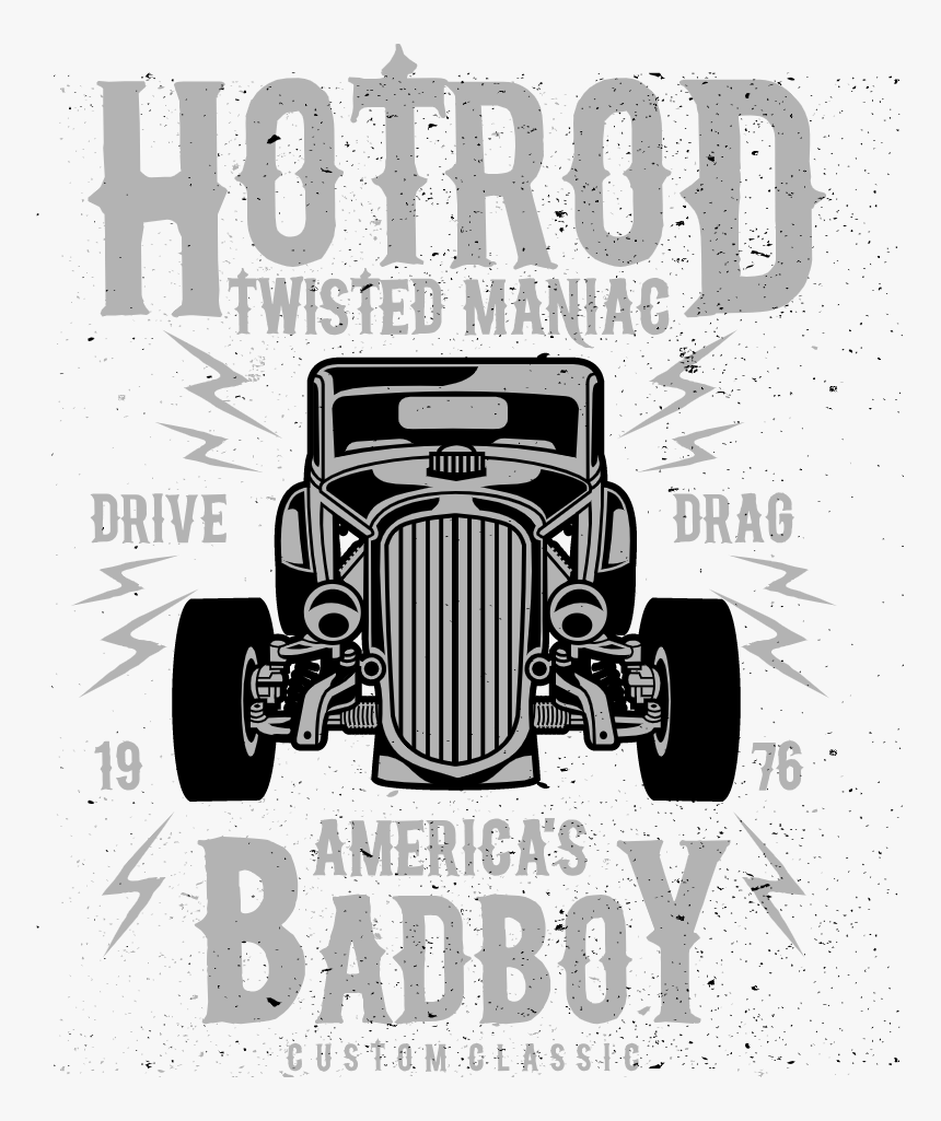 Hotrod Car - Tractor, HD Png Download