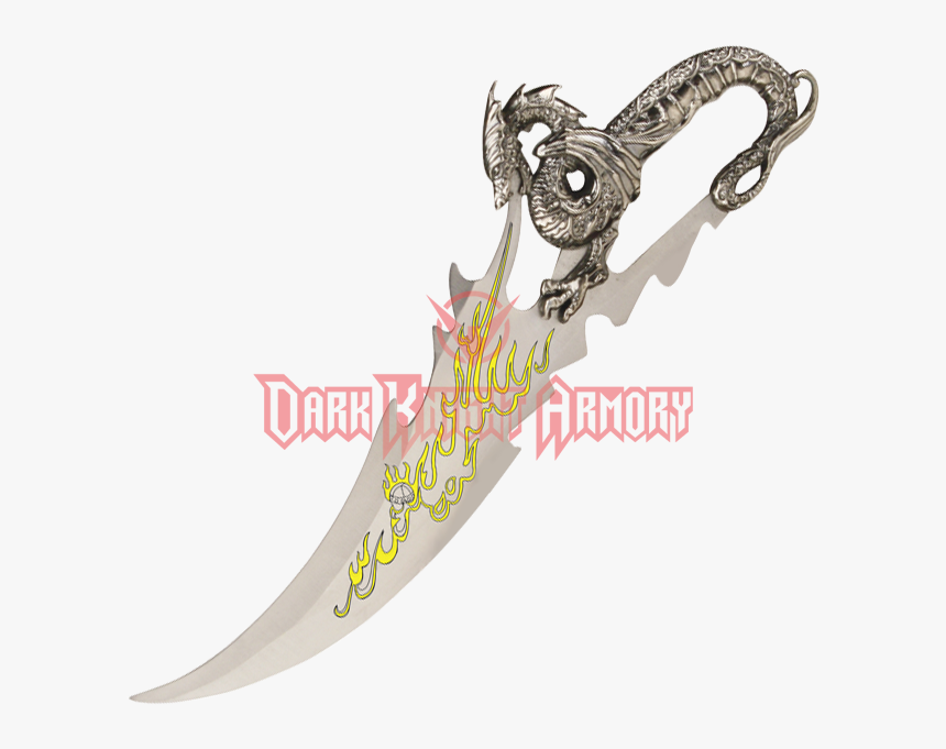 Yellow Fire-breathing Dragon Dagger - Medieval Clothing Peasant Girl, HD Png Download