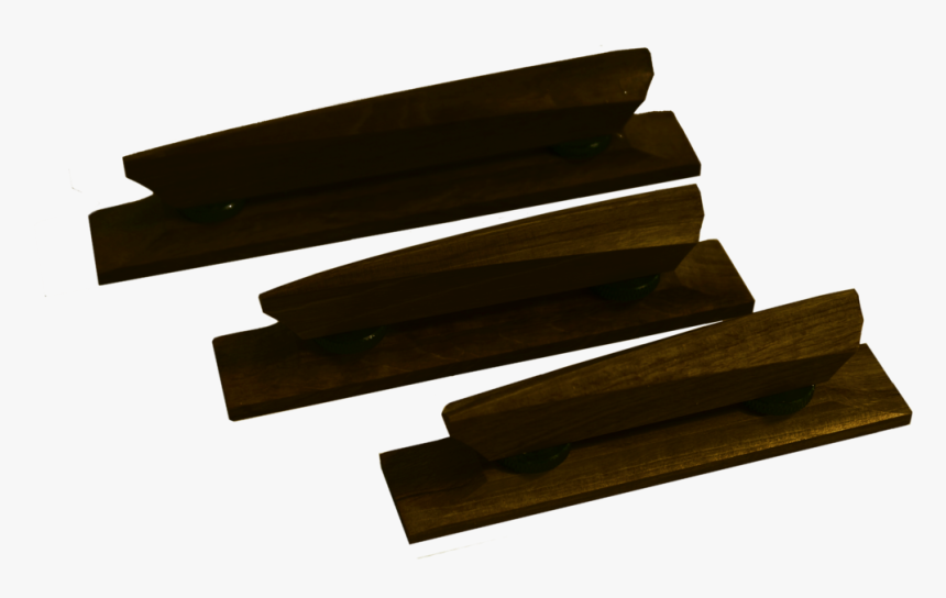 Stonefield Bass Guitar Adjustable Floating Bridge Ebony - Plywood, HD Png Download