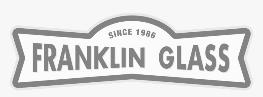 Franklin Glass No Tag Web Logo Grayscale - Street Sign, HD Png Download