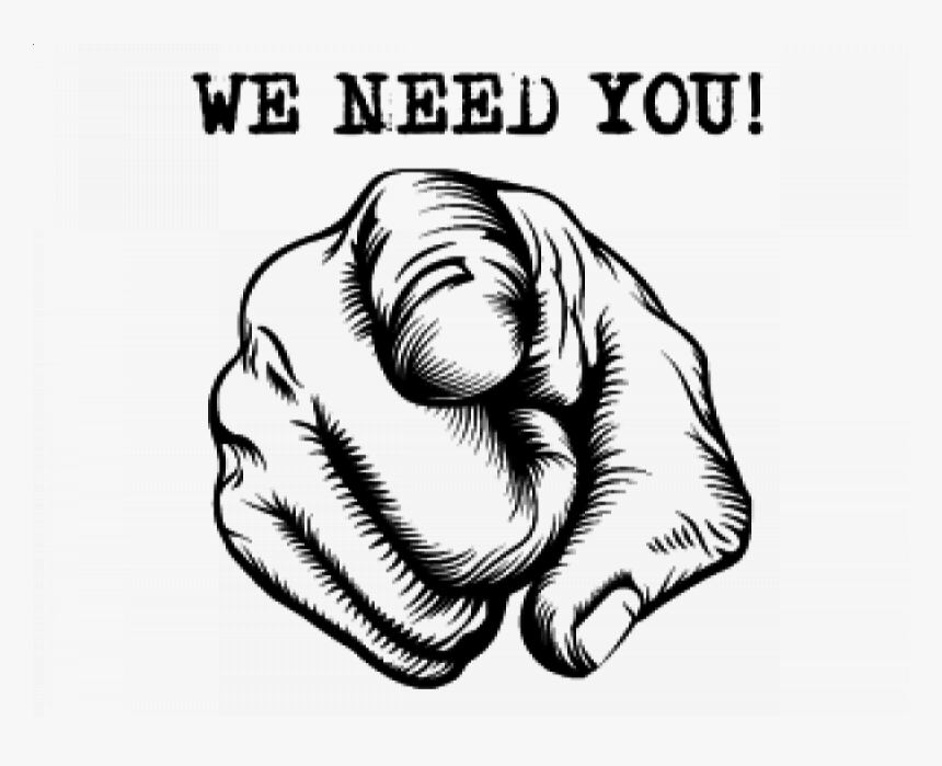 Transparent Tuesday Png - Black And White Pointing Finger, Png Download