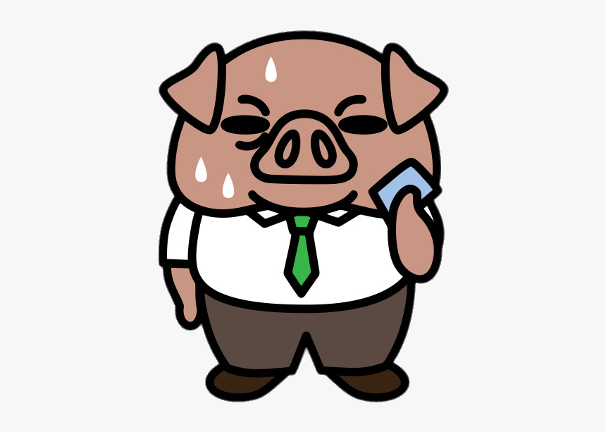Aggretsuko Character Director Ton The Pig - Director Ton Aggretsuko, HD Png Download