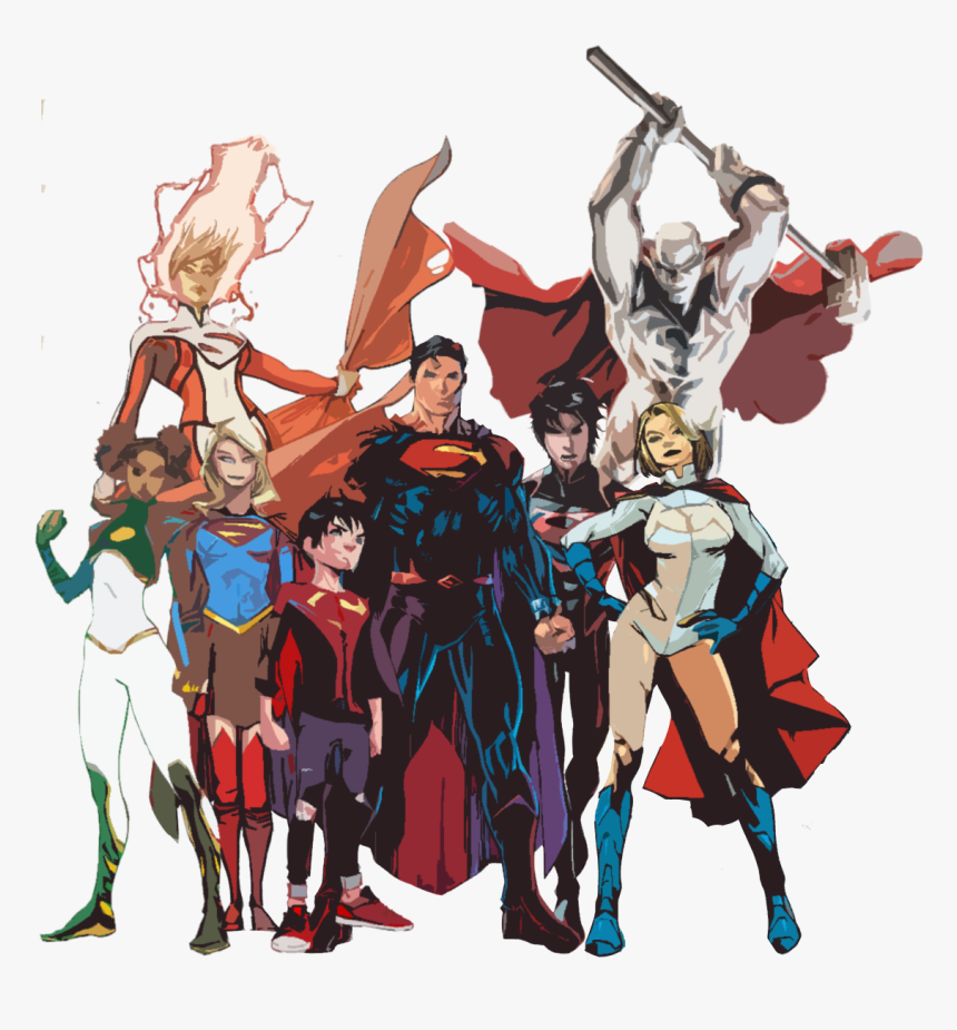All Superman's Sidekicks, HD Png Download