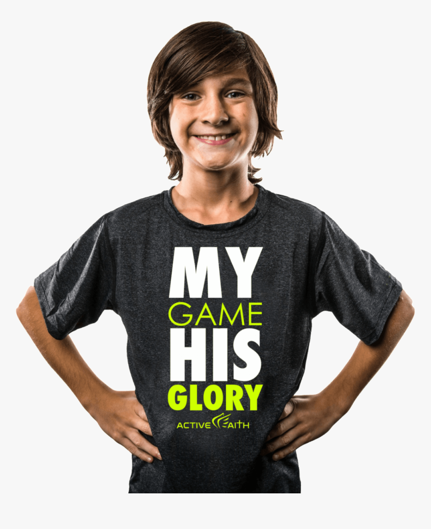 Youth His Glory Performance Shirt - My Game His Glory Shirt, HD Png Download