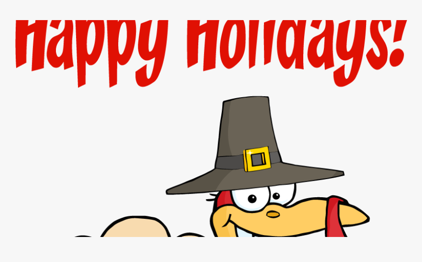 Happy Holidays With Santa Clipart , Png Download - Cartoon, Transparent Png