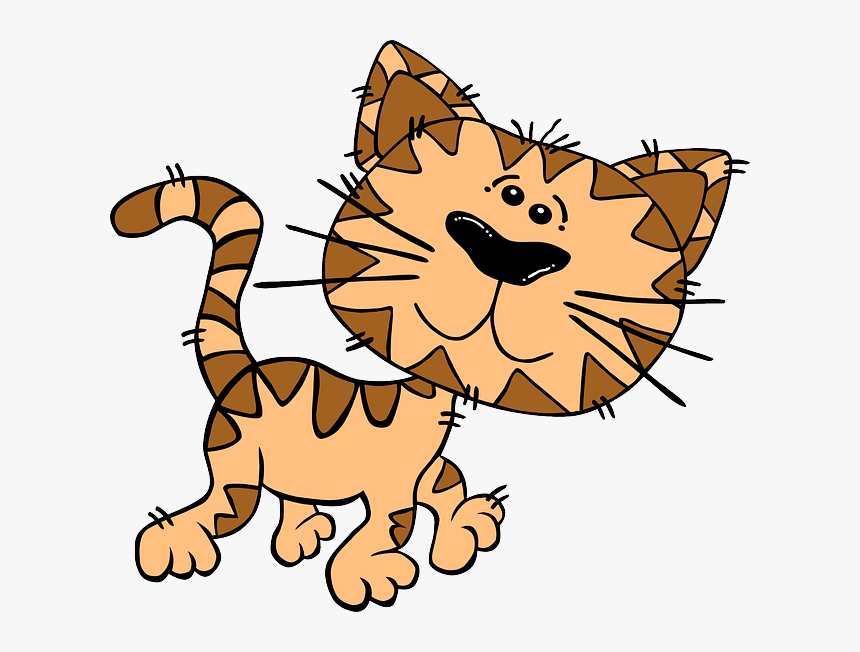 Cats, Kittens, Animal, Cartoon, Moving, Walking, Cute - Chat Clipart, HD Png Download