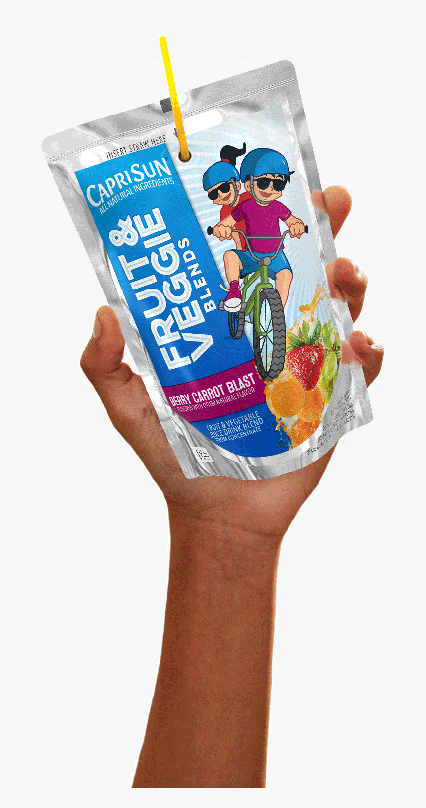 Wholesome Fruit Juice Drinks For Kids - Fruit Refreshers Capri Sun, HD Png Download