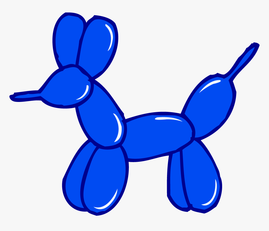 Transparent Clip Art Animals - Balloon Animal Clip Art Black And White, HD Png Download