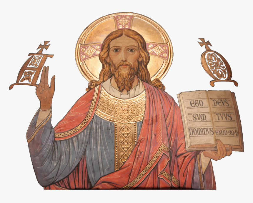 High Hair,illustration,middle Ages,beard,preacher - Jesus Christ Transparent, HD Png Download