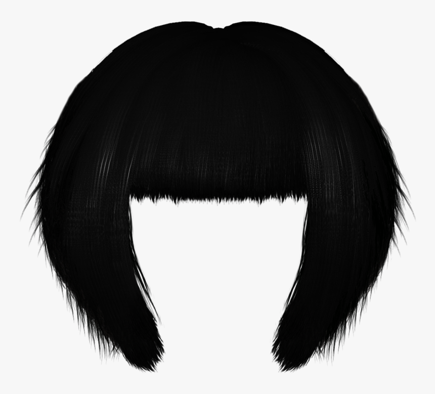 Transparent Messy Hair Png Black Bob No Background Png Download