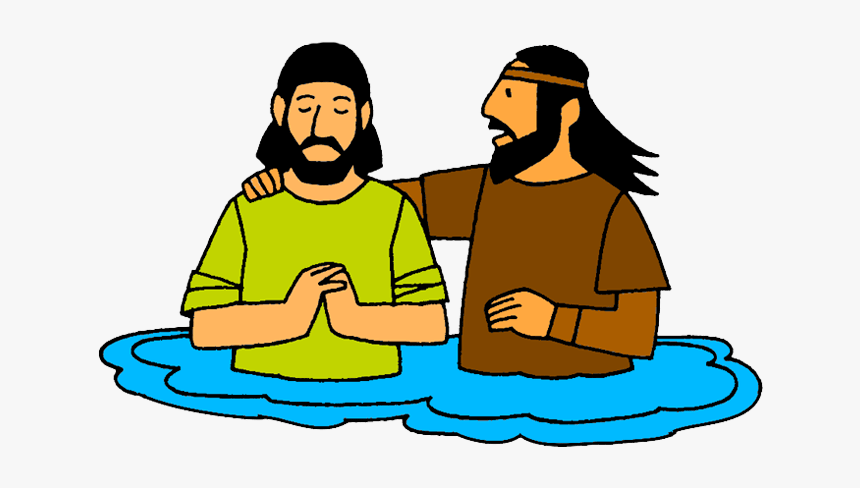 Jesus Is Baptised Clipart, HD Png Download