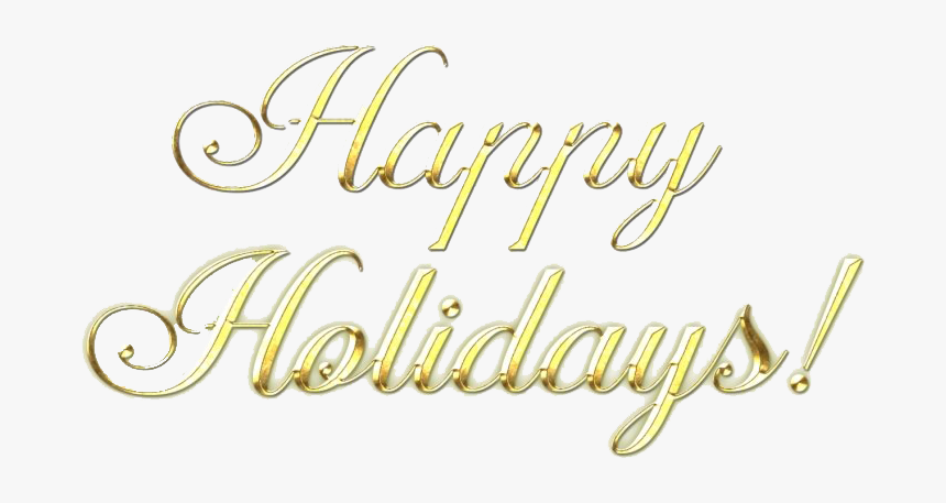 Happy Holidays Text - Calligraphy, HD Png Download