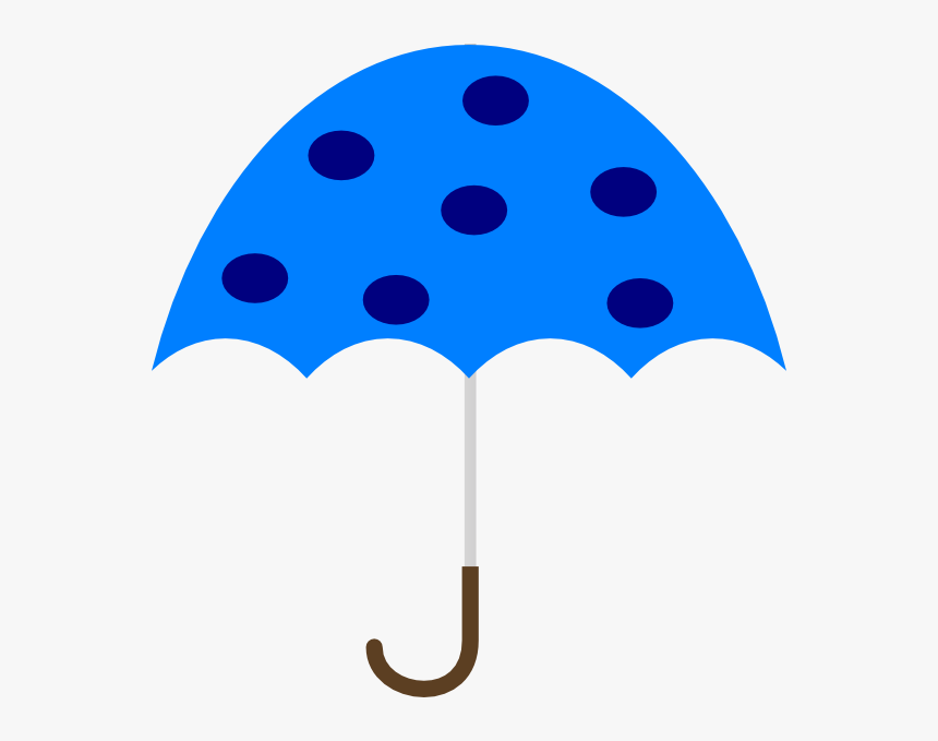 Polka Dot Umbrella Svg Clip Arts - Polka Dot Umbrella Clipart, HD Png Download