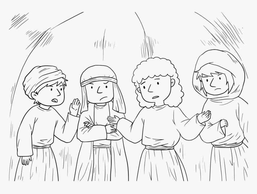Bible Storying Ccx Free Picture - Mark 6 1 6 Coloring Page, HD Png Download
