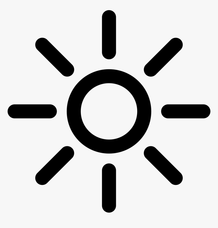 Shining Sun - Hot And Cold Symbols, HD Png Download