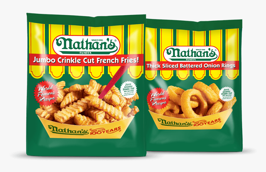 Fries And Onion Rings - Crinkle Cut Fries Brands, HD Png Download