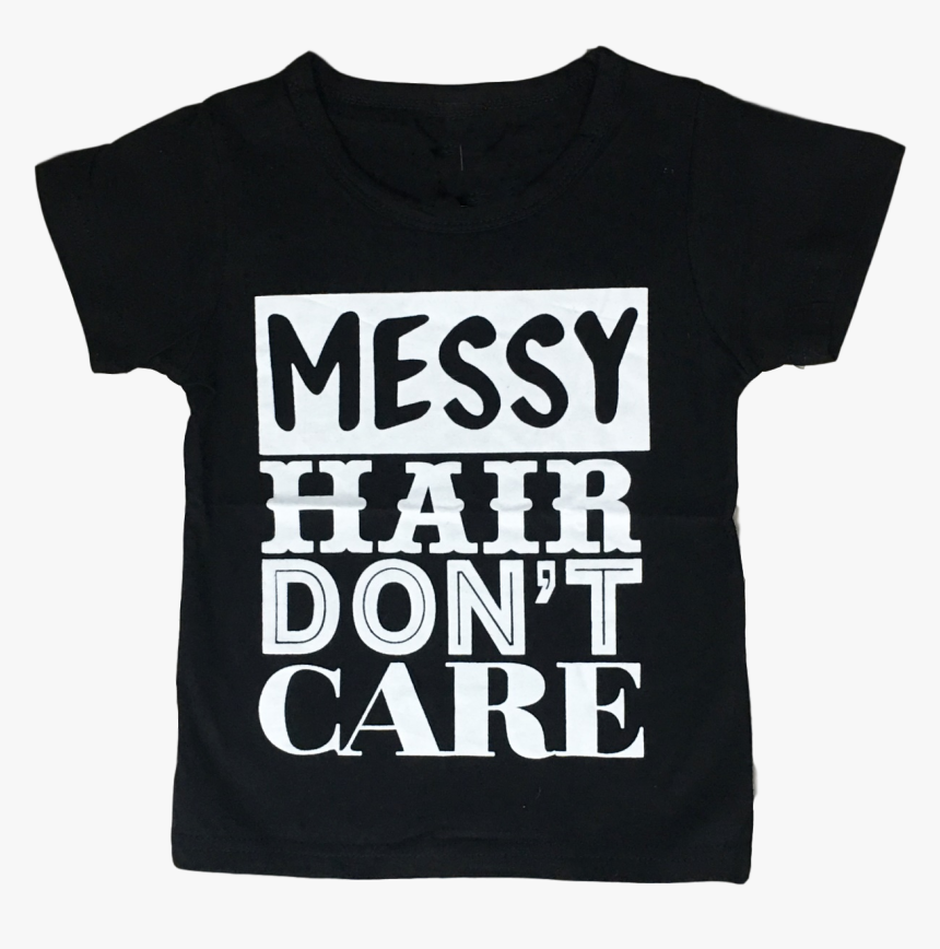 Messy Hair, Don T Care T-shirt Shirts - Metallic Off To Never Never Land T Shirt, HD Png Download