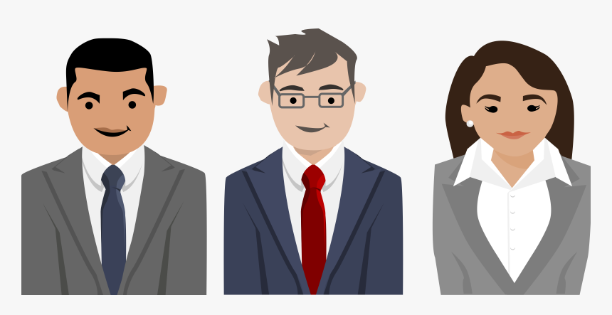 Transparent Person Clip Art - Business People Clip Art, HD Png Download