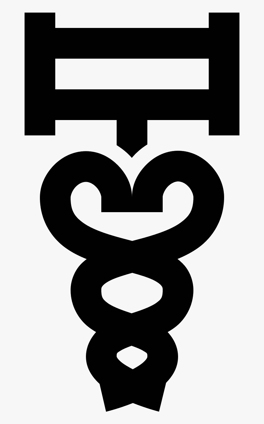 Caduceus Medical Icon - Stencil, HD Png Download
