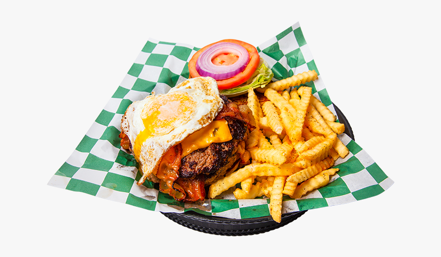 Breakfast Burger - French Fries, HD Png Download