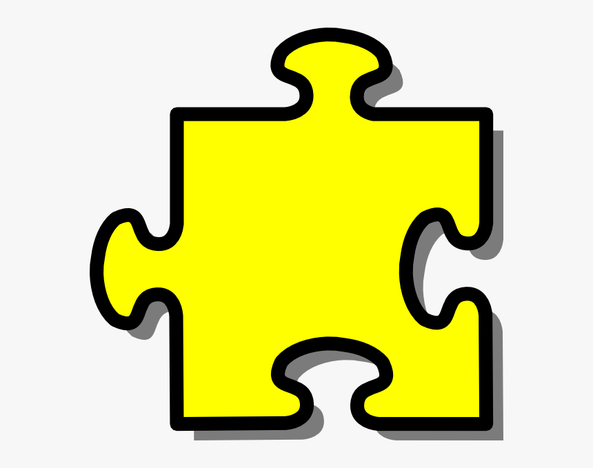 Puzzle Piece Puzzle Clip Art Image - Two Puzzle Piece Drawing, HD Png Download