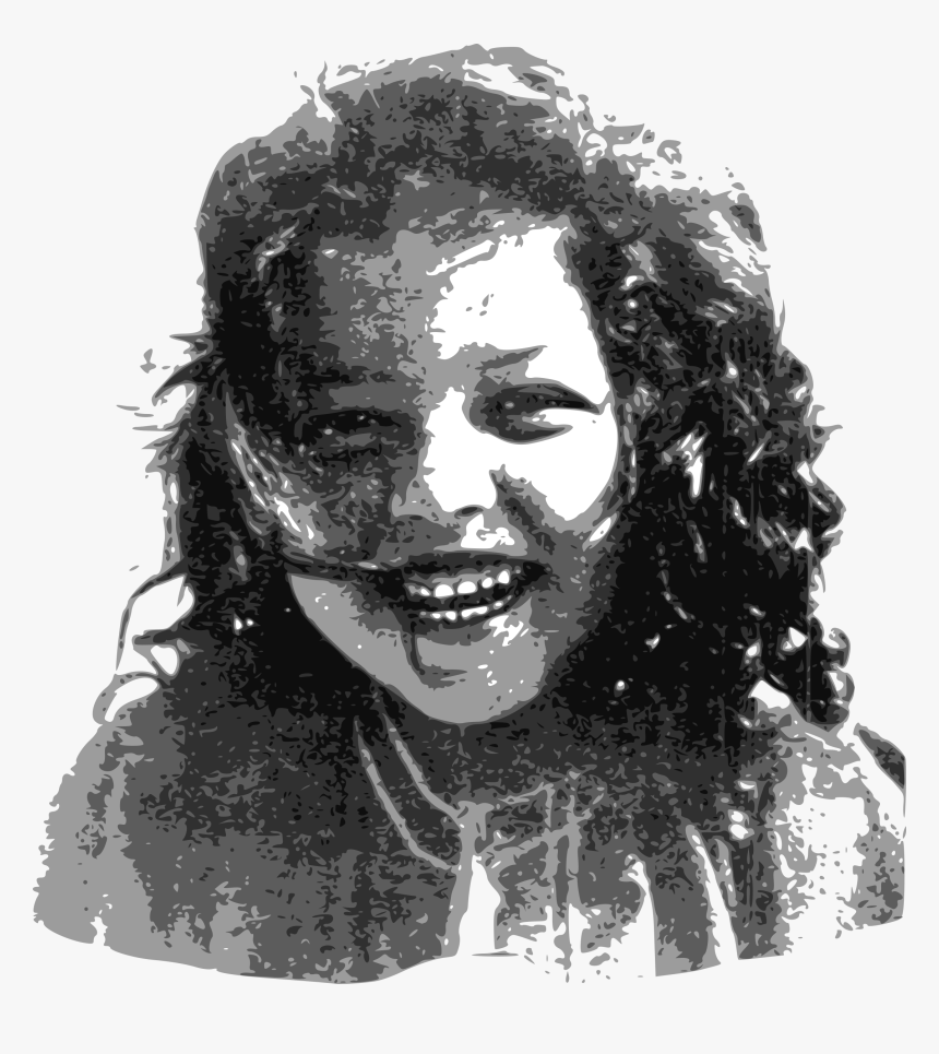 Happy Kid Laughs Clip Arts - Happy Kid Black And White Png, Transparent Png