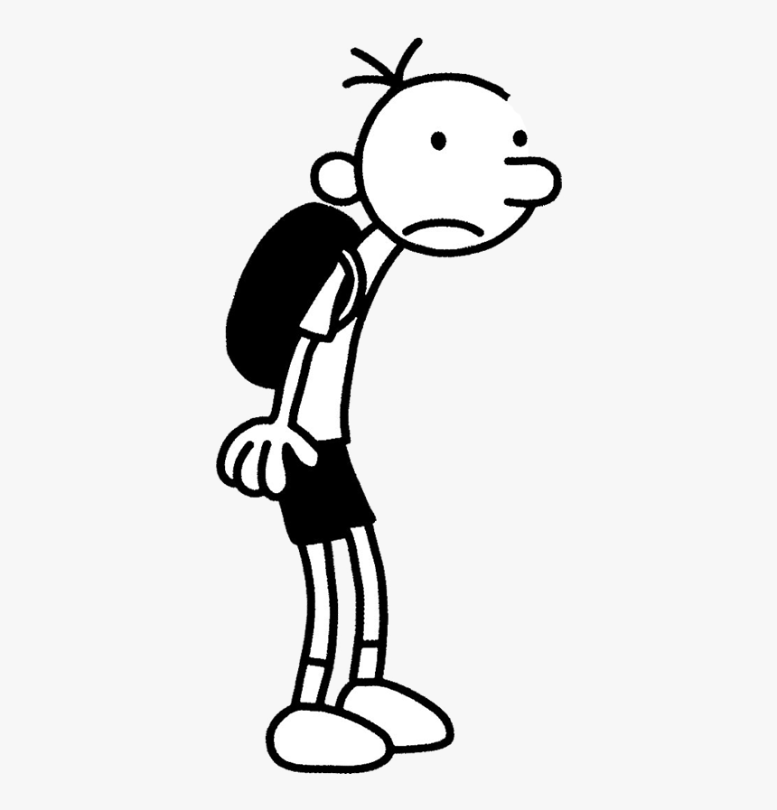 Drawing Diary Black And White - Diary Of A Wimpy Kid Png, Transparent Png
