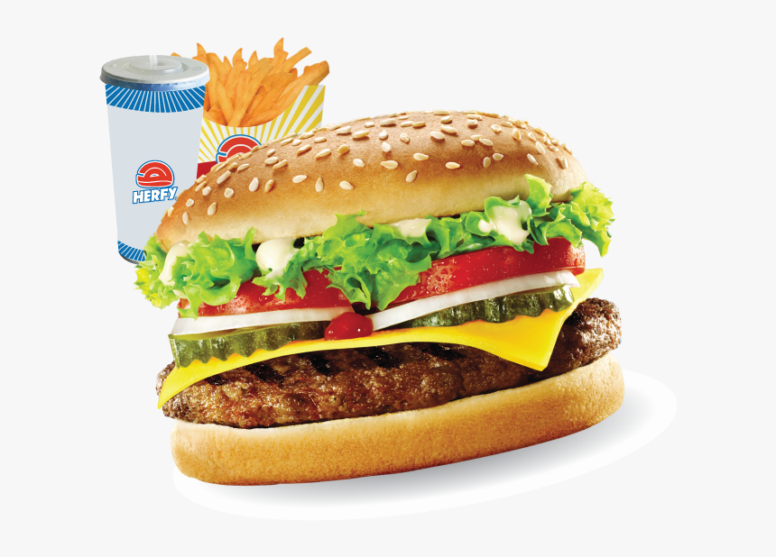Herfy Burger, HD Png Download