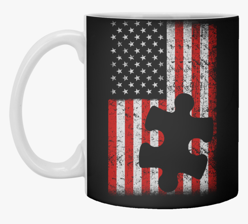 American Flag Puzzle Piece Coffee Mug - Patriot Day September 11 2019, HD Png Download