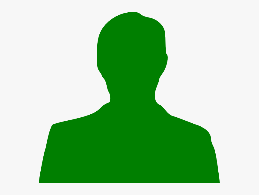 Green Man Sillhouette Svg Clip Arts - Green Head Silhouette Png, Transparent Png
